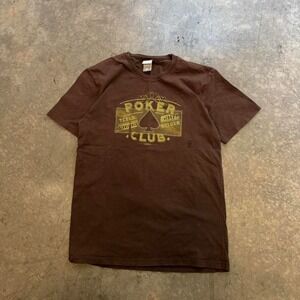 Vintage Utility Skate Shirt Poker Graphic T Size Medium